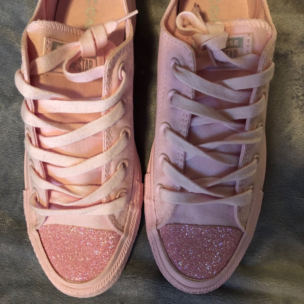 Women’s Converse Pink Sparkle Shoes